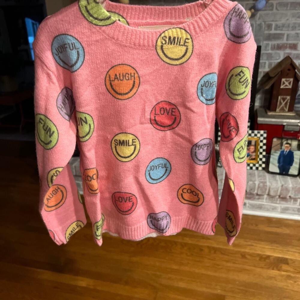 Baby Sara smiley sweater girls size‎ 4T